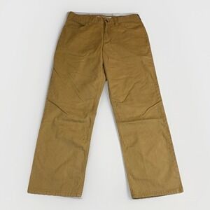 Carhartt Relaxed Fit Tan Canvas Carpenter Pants Mens Sz 32x30 BN2517-M